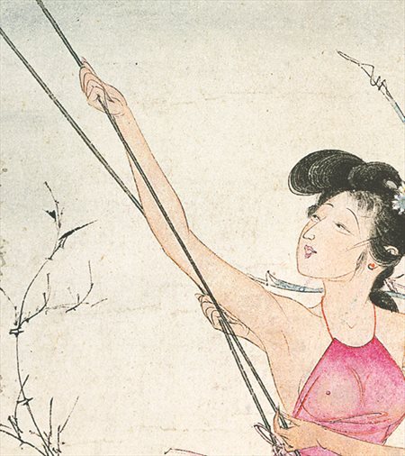 麒麟-胡也佛的仕女画和最知名的金瓶梅秘戏图